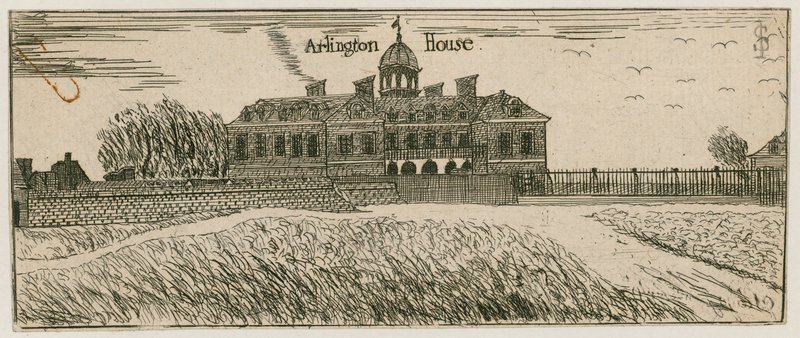 Goring House, senere Arlington House, på stedet til Buckingham Palace av English School