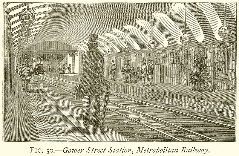 Gower Street Station, Metropolitan Railway av English School
