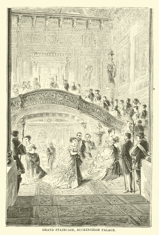 Grand Staircase, Buckingham Palace av English School