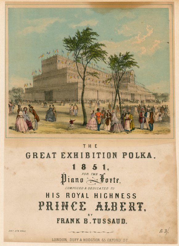 Stor utstillingspolka, 1851 av English School