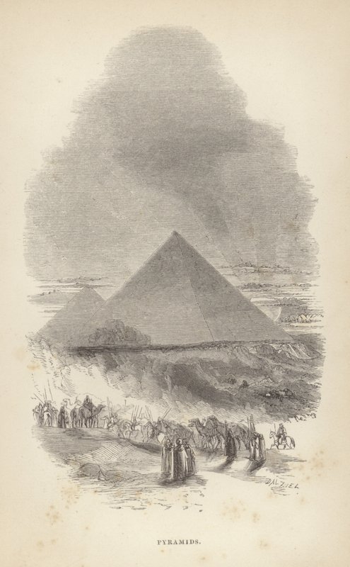 Den store pyramiden i Giza av English School
