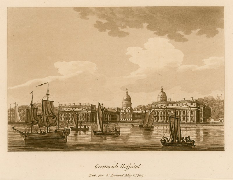 Greenwich sykehus, London av English School