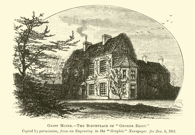Griff House, fødestedet til George Eliot av English School