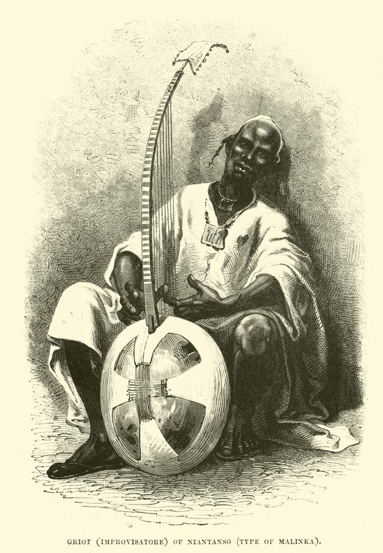 Griot (Improvisatore) av Niantanso, type Malinka av English School