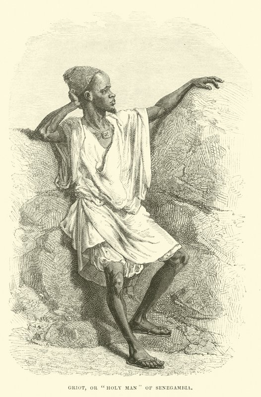 Griot, eller den hellige mannen i Senegambia av English School
