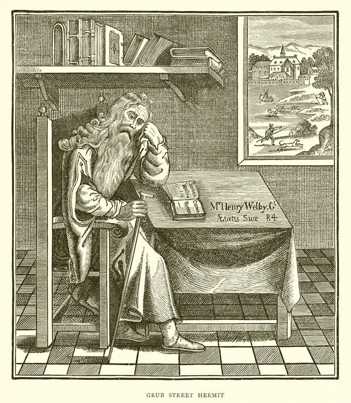 Grub Street Eremitt av English School