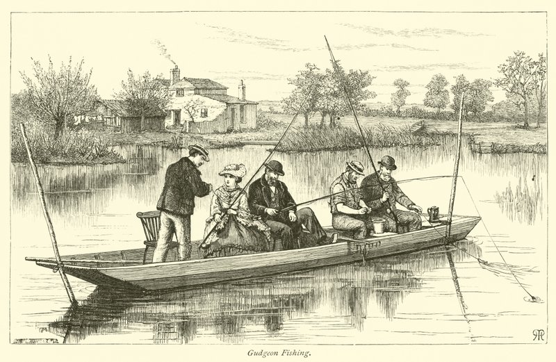 Gudgeon Fishing av English School