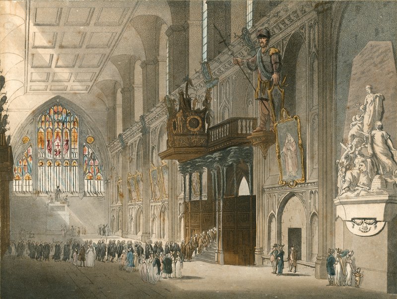 Guildhall, London av English School