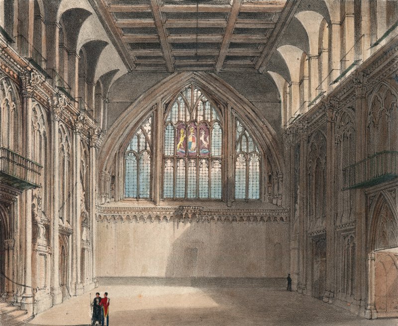 Guildhall, London av English School