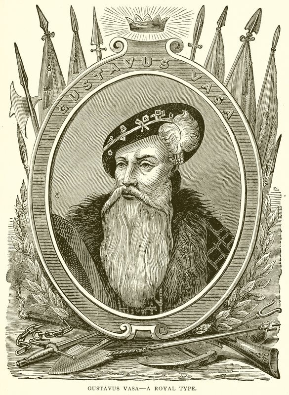 Gustavus Vasa - En kongelig type av English School