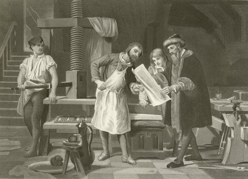 Gutenberg 1400-1468 av English School
