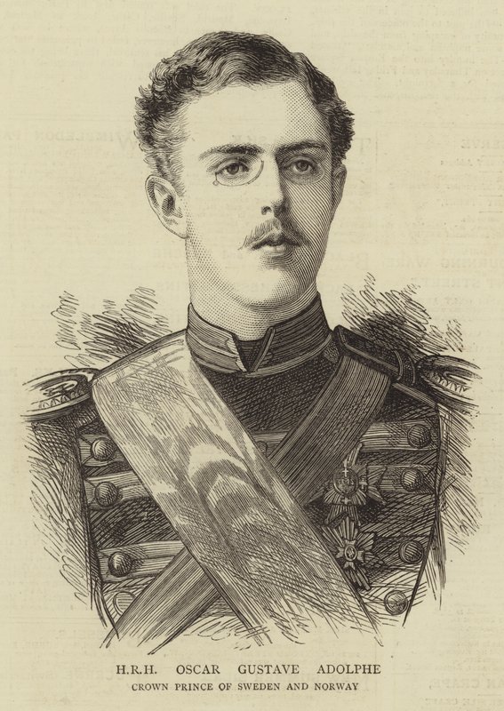 HRH Oscar Gustave Adolphe (gravering) av English School