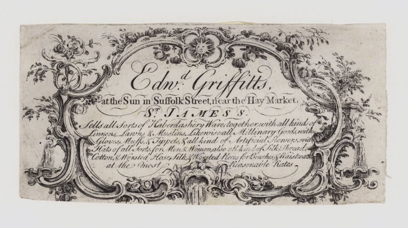 Småhoggere, Edward Griffitts, handelskort av English School