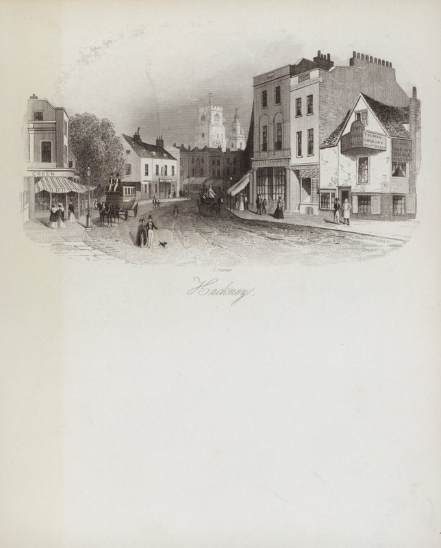 Hackney (gravering) av English School
