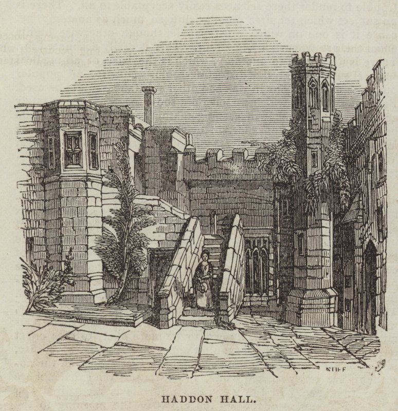 Haddon Hall (gravering) av English School