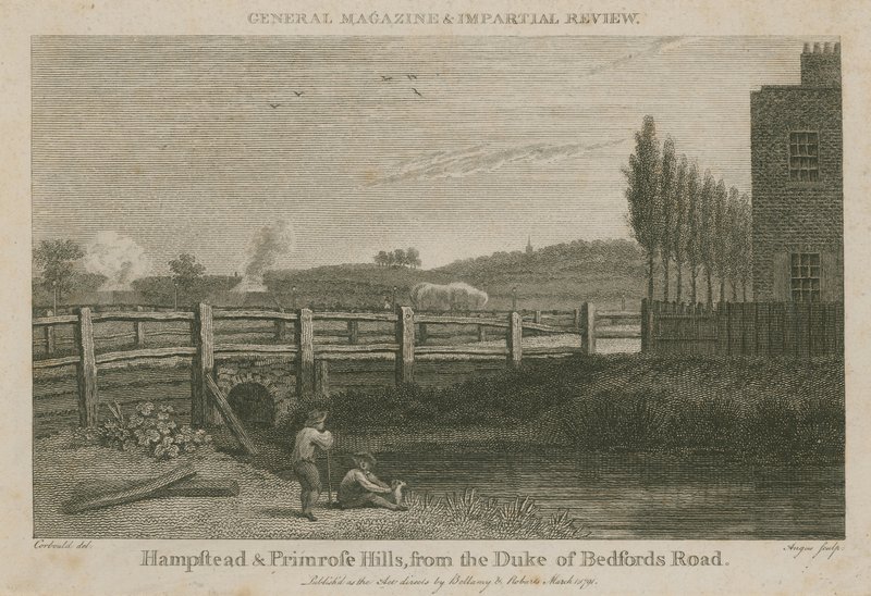 Hampstead og Primrose Hills, fra Duke of Bedfords-veien av English School