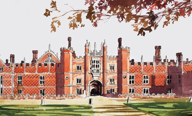 Hampton Court av English School