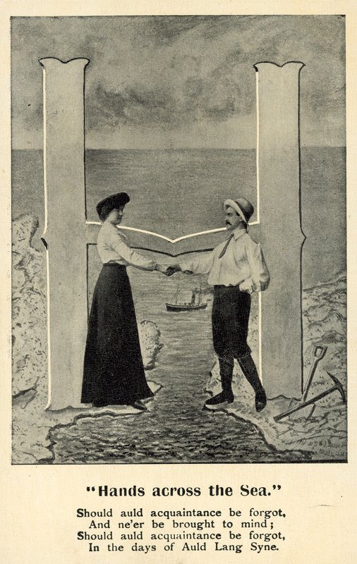 Hands Across The Sea (litho) av English School