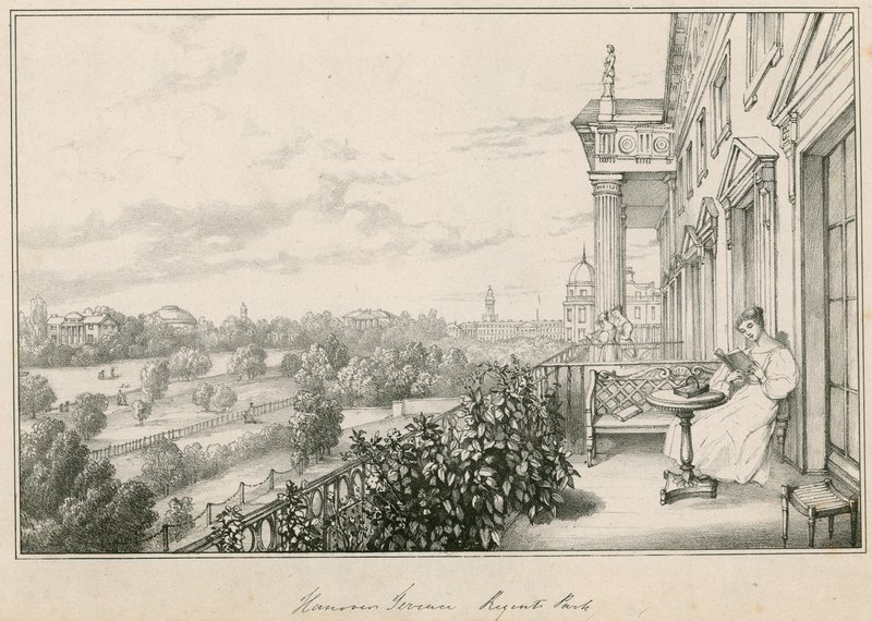 Hannover terrasse, Regents Park, London av English School