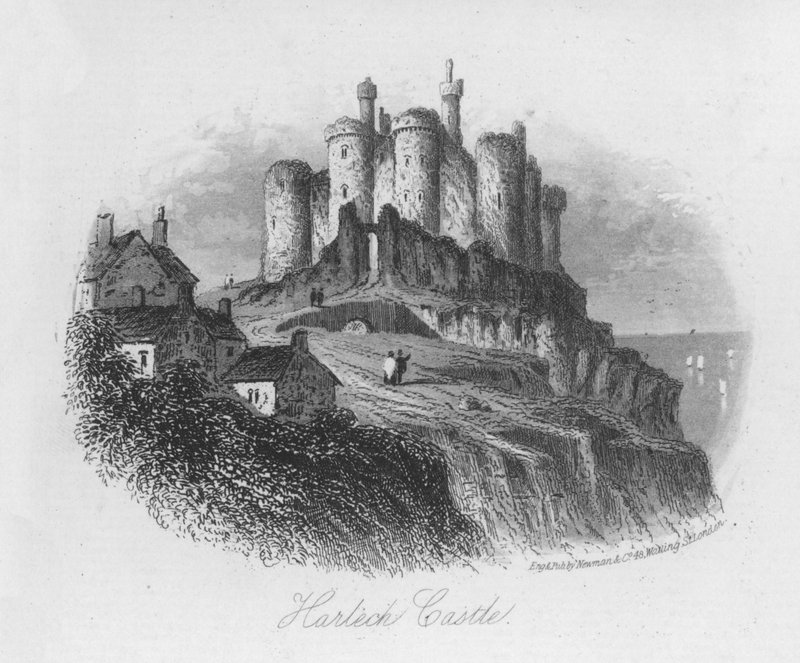 Harlech slott av English School