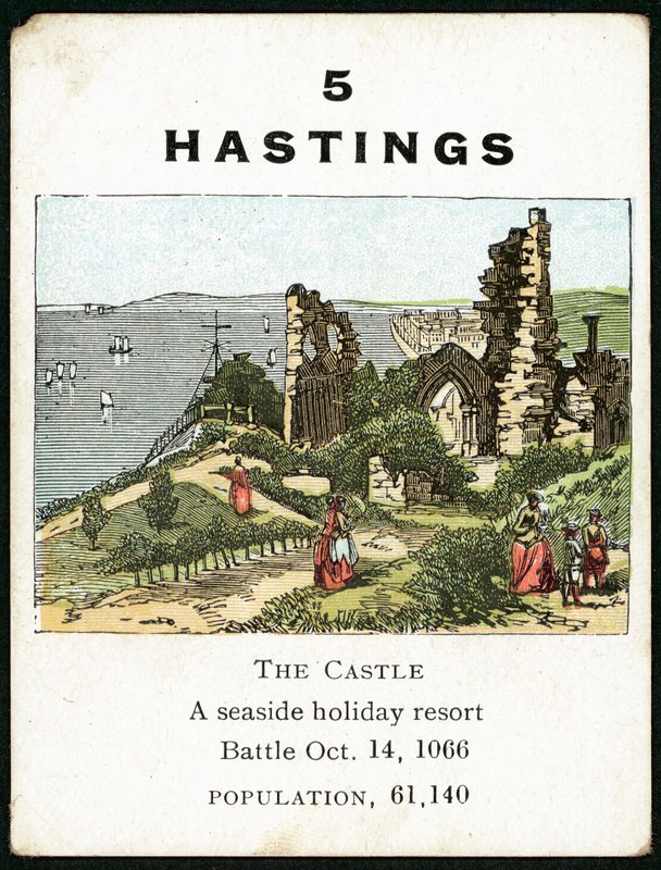 Hastings (farge litho) av English School