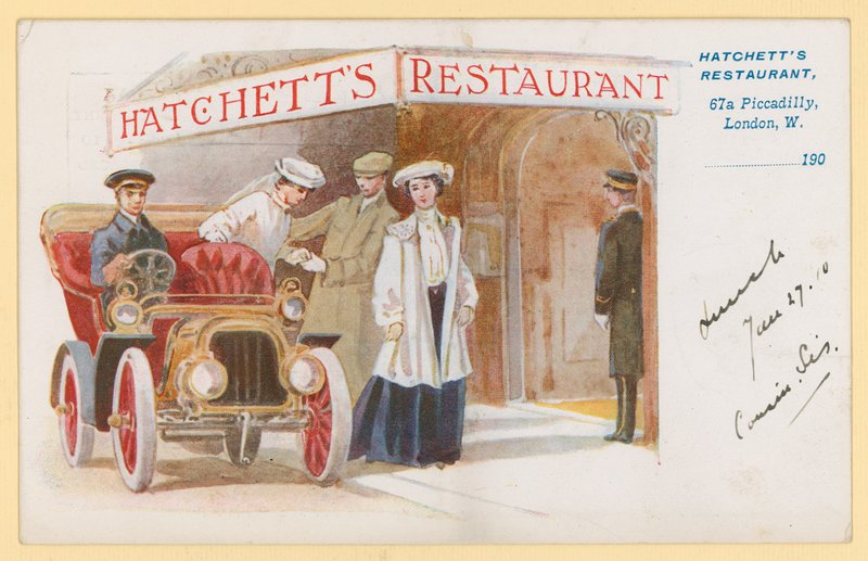 Hatchetts Restaurant, 67a Piccadilly, London av English School