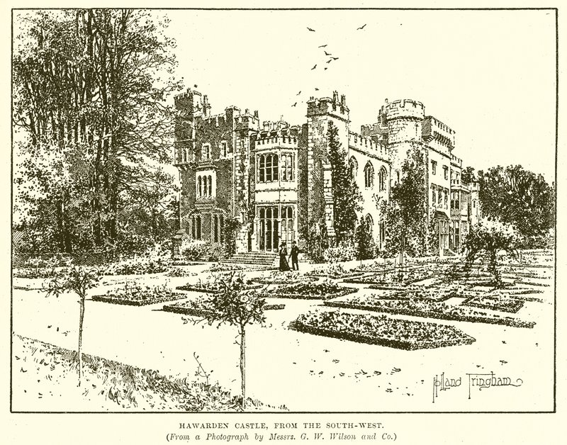 Hawards Castle, fra sørvest av English School