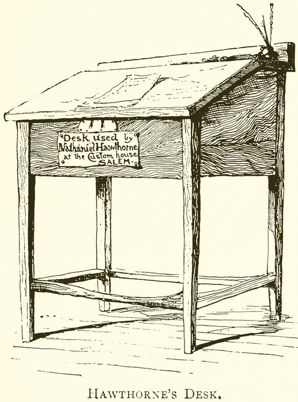 Hawthornes skrivebord av English School