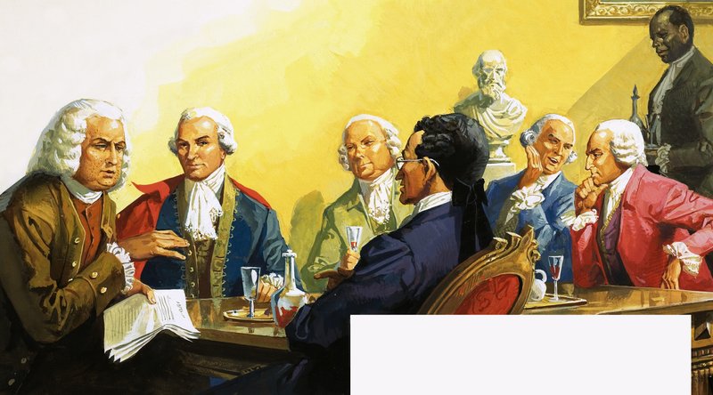 Han malte et bilde med ord: James Boswell på Literary Club av English School
