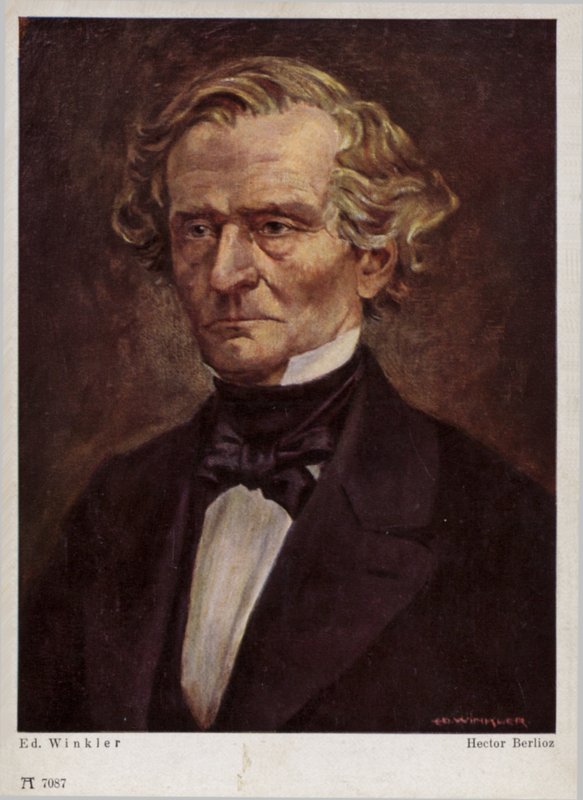Hector Berlioz , fransk romantisk komponist (1803–1869) av English School