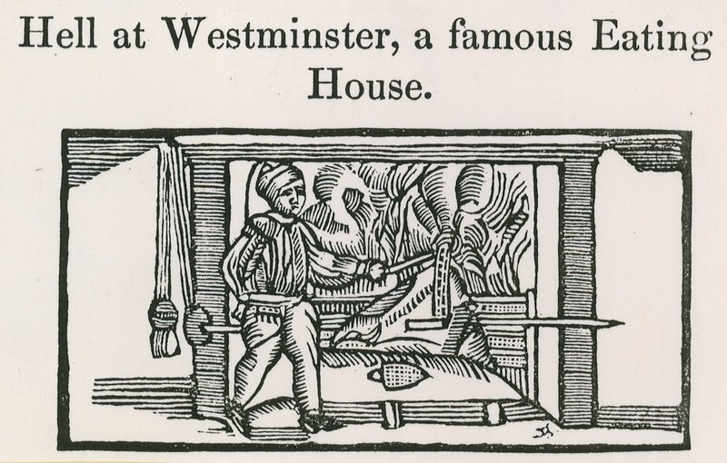 Helvete i Westminster, et kjent spisehus av English School