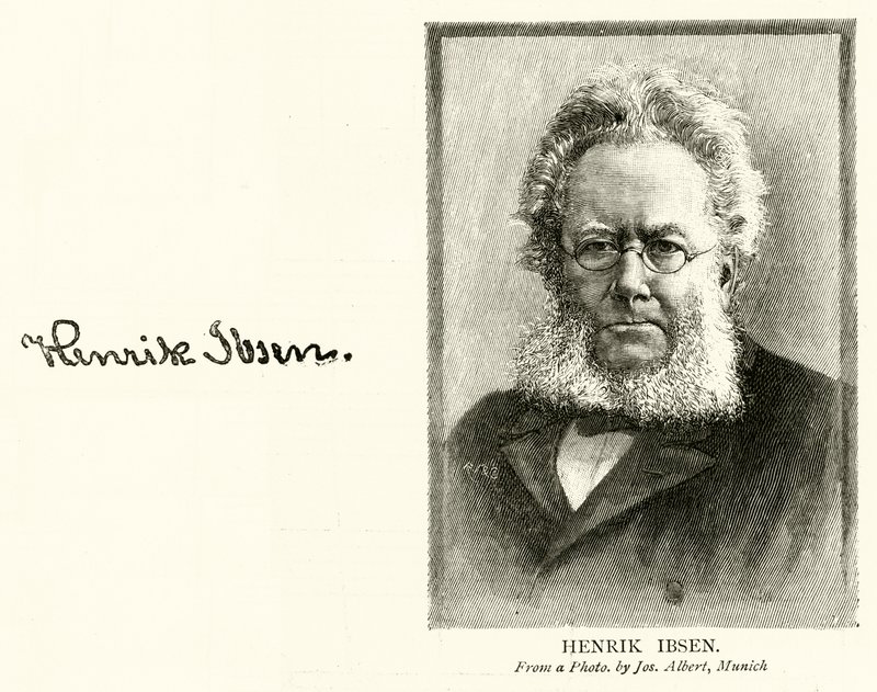 Henrik Ibsen (gravering) av English School