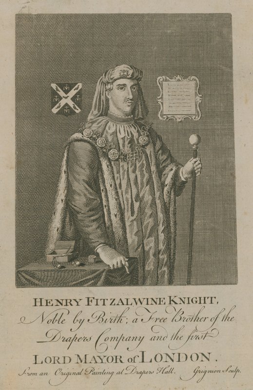 Henry Fitzalwine, den første Lord Mayor i London av English School