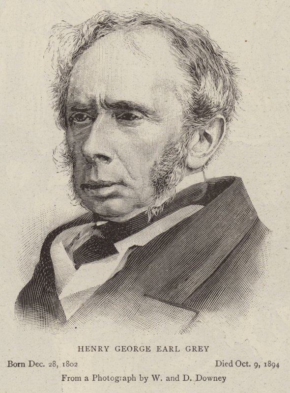 Henry George Earl Gray (gravering) av English School