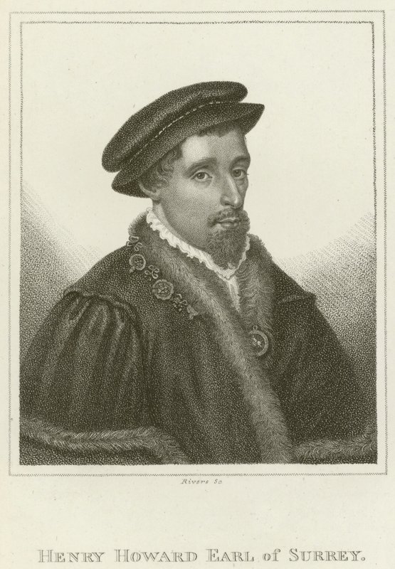 Henry Howard, jarl av Surrey (gravering) av English School