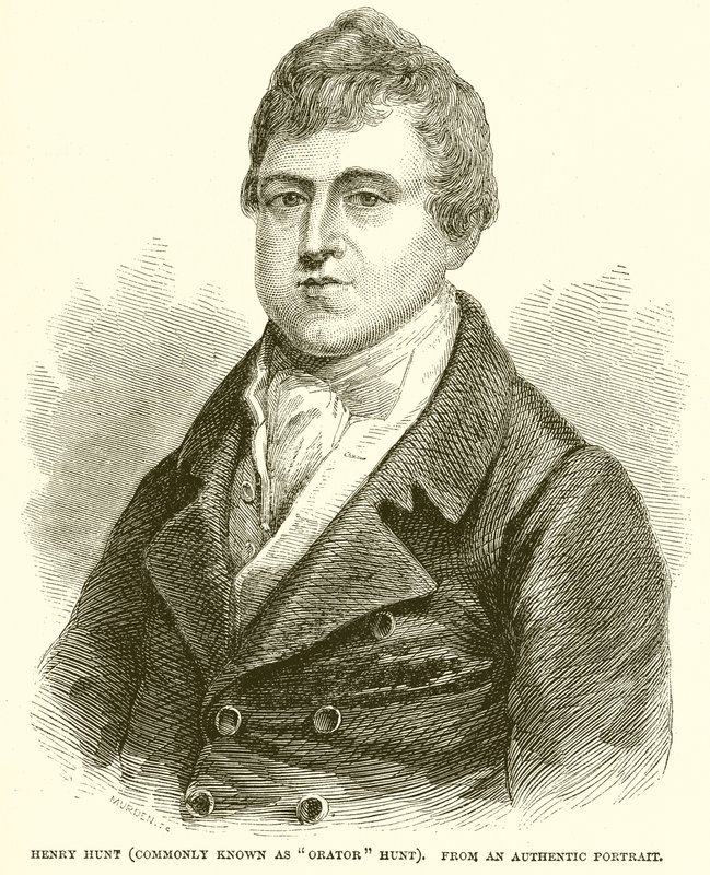Henry Hunt (vanligvis kjent som Orator Hunt) av English School