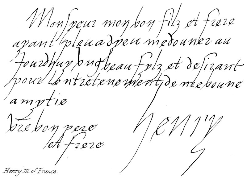 Henrik III av Frankrike av English School
