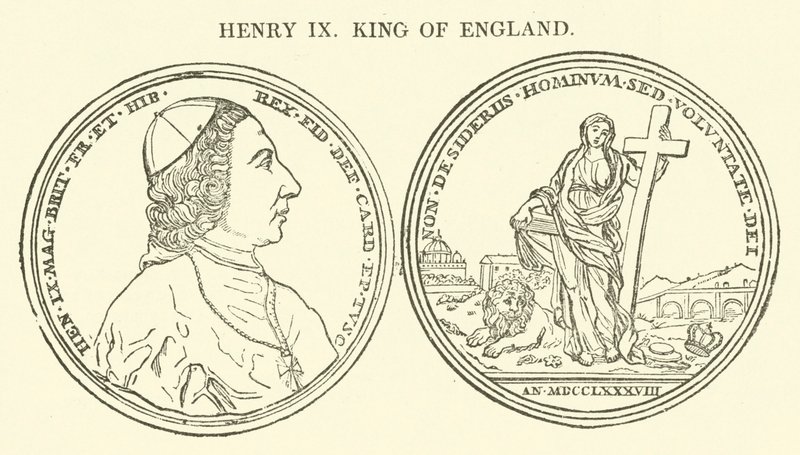 Henry IX, konge av England (gravering) av English School