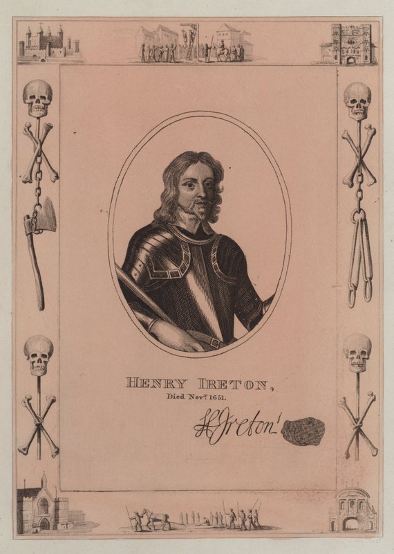 Henry Ireton, død november 1651 av English School
