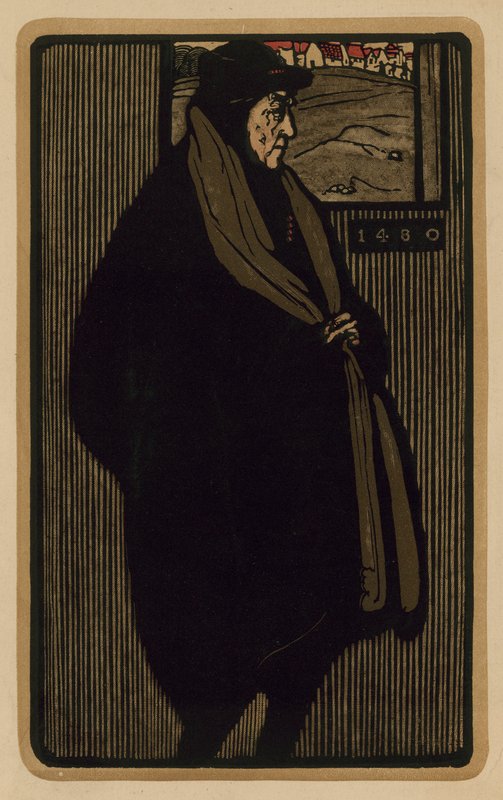 Henry Irving, skuespiller (gravering) av English School
