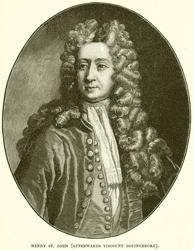 Henry St. John (Deretter Viscount Bolingbroke) av English School