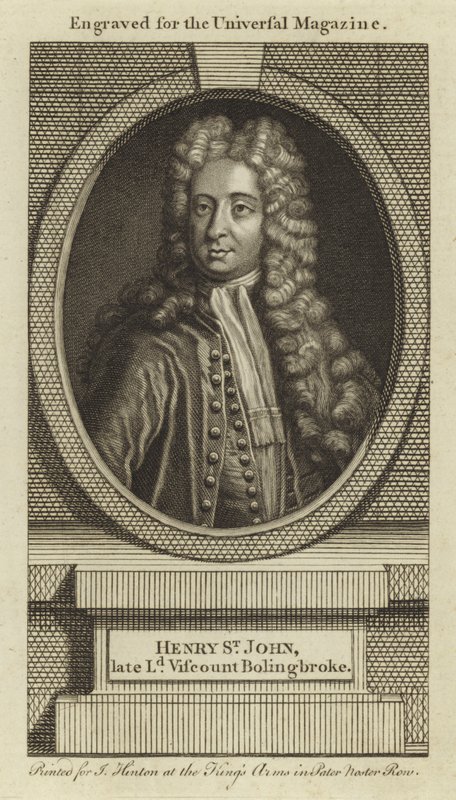 Henry St John, avdøde Lord Viscount Bolingbroke av English School