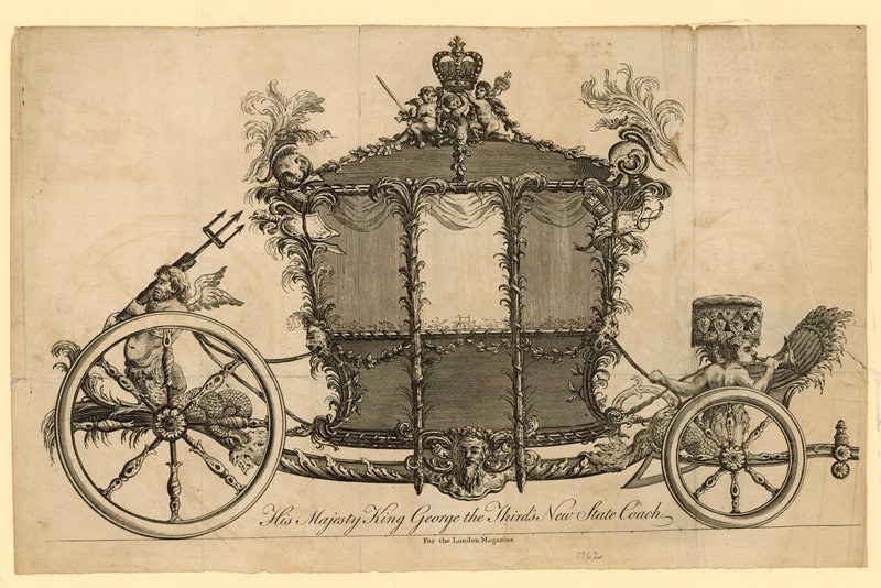 Hennes Majestet Kong George III Ny statstrener av English School