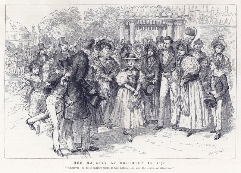 Hennes Majestet i Brighton i 1832 av English School