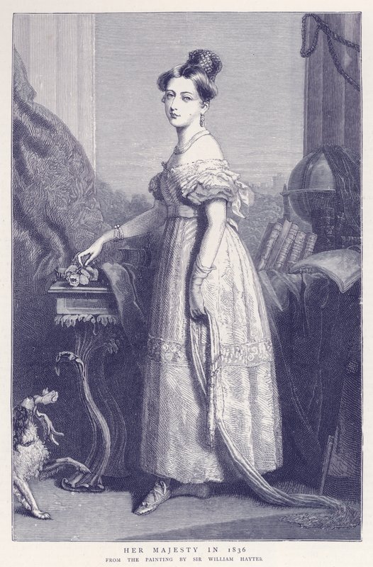 Hennes Majestet i 1836 av English School