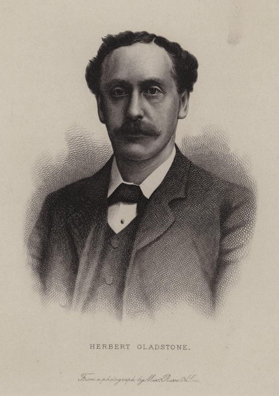 Herbert Gladstone , britisk politiker av English School