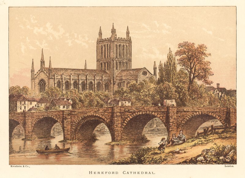 Hereford katedral av English School