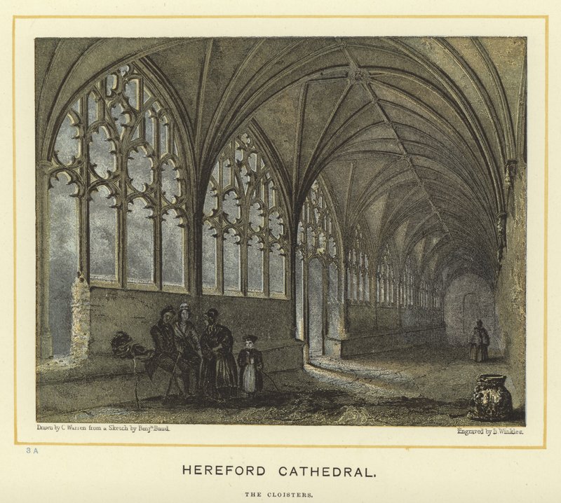 Hereford katedral, klosteret av English School