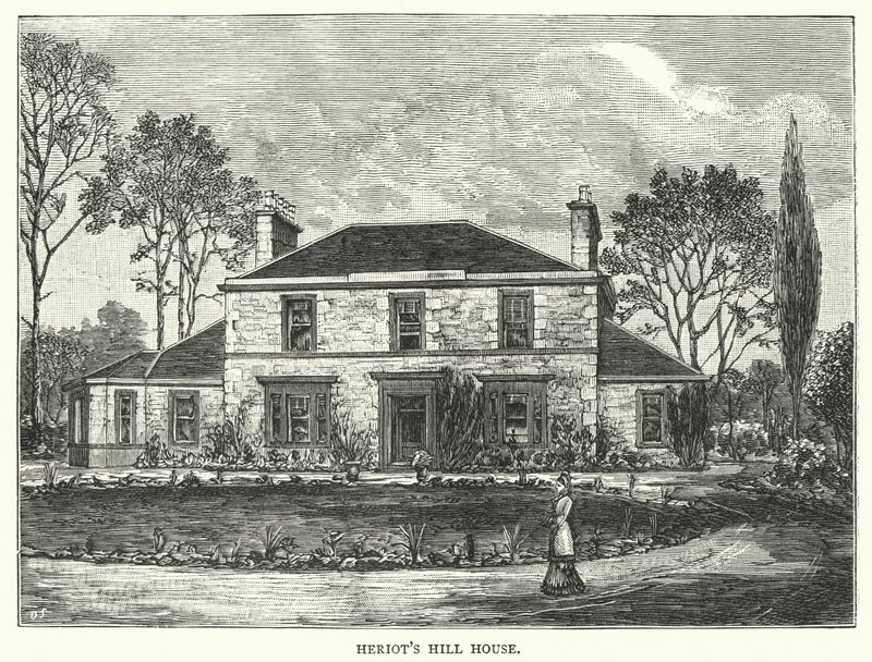 Heriot's Hill House (gravering) av English School