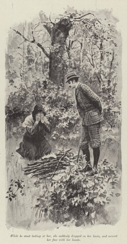 His Good Fairy, av Mary Elizabeth Braddon (litho) av English School